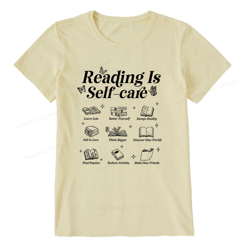 Pagewings Reading Is Self Care Unisex Classic T-shirt