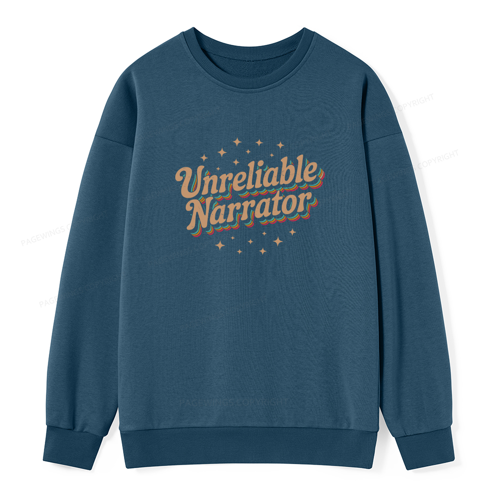 Pagewings Unreliable Narrator Unisex Classic Sweatshirt