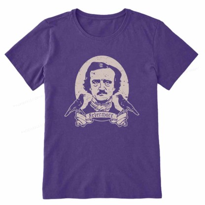 Pagewings Literary Vintage Stephen Allen King HP Lovecraft Book Unisex Classic T-shirt