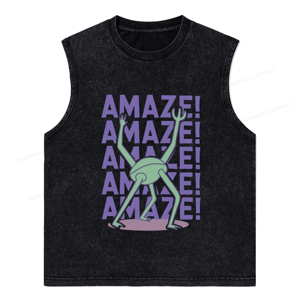Pagewings Rocky Amaze Unisex Washed Tank Top