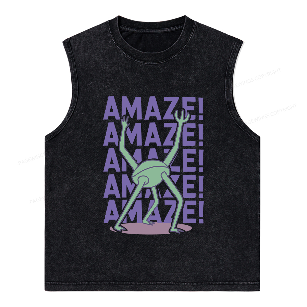 Pagewings Rocky Amaze Unisex Washed Tank Top