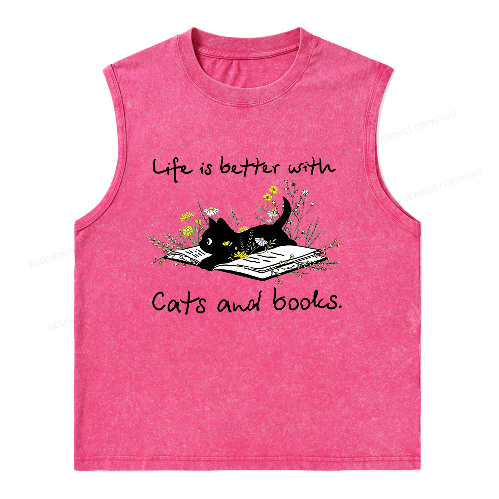 [Copy]Pagewings Public Library Sweatshirt Unisex Washed Tank Top