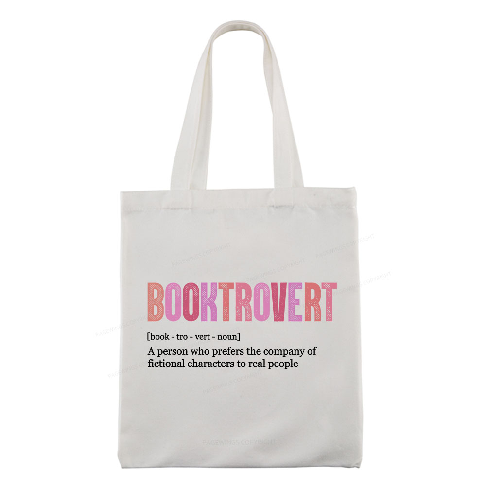 Pagewing Funny Book Lover Tote Bag