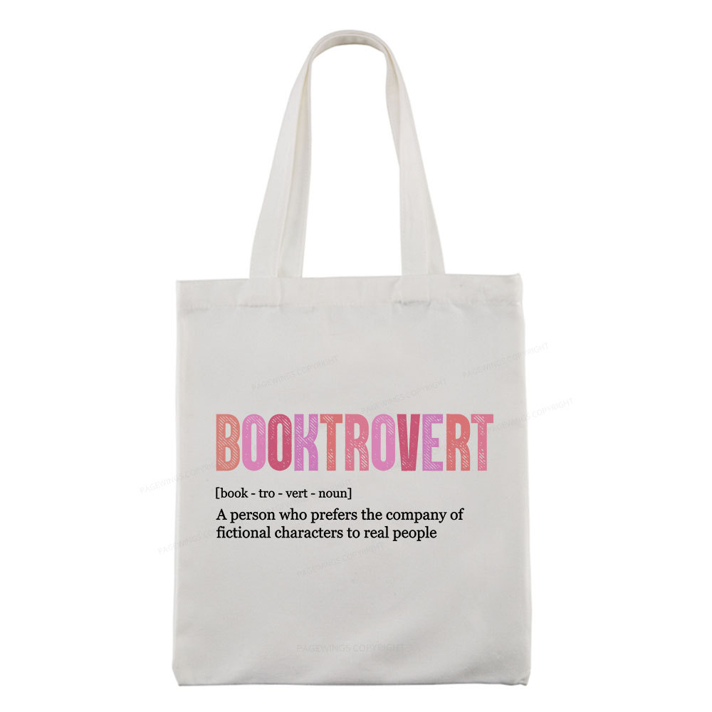 Pagewing Funny Book Lover Tote Bag