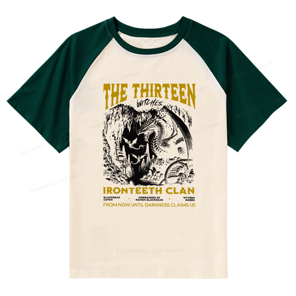 Pagewings The Thirteen Raglan T-shirt