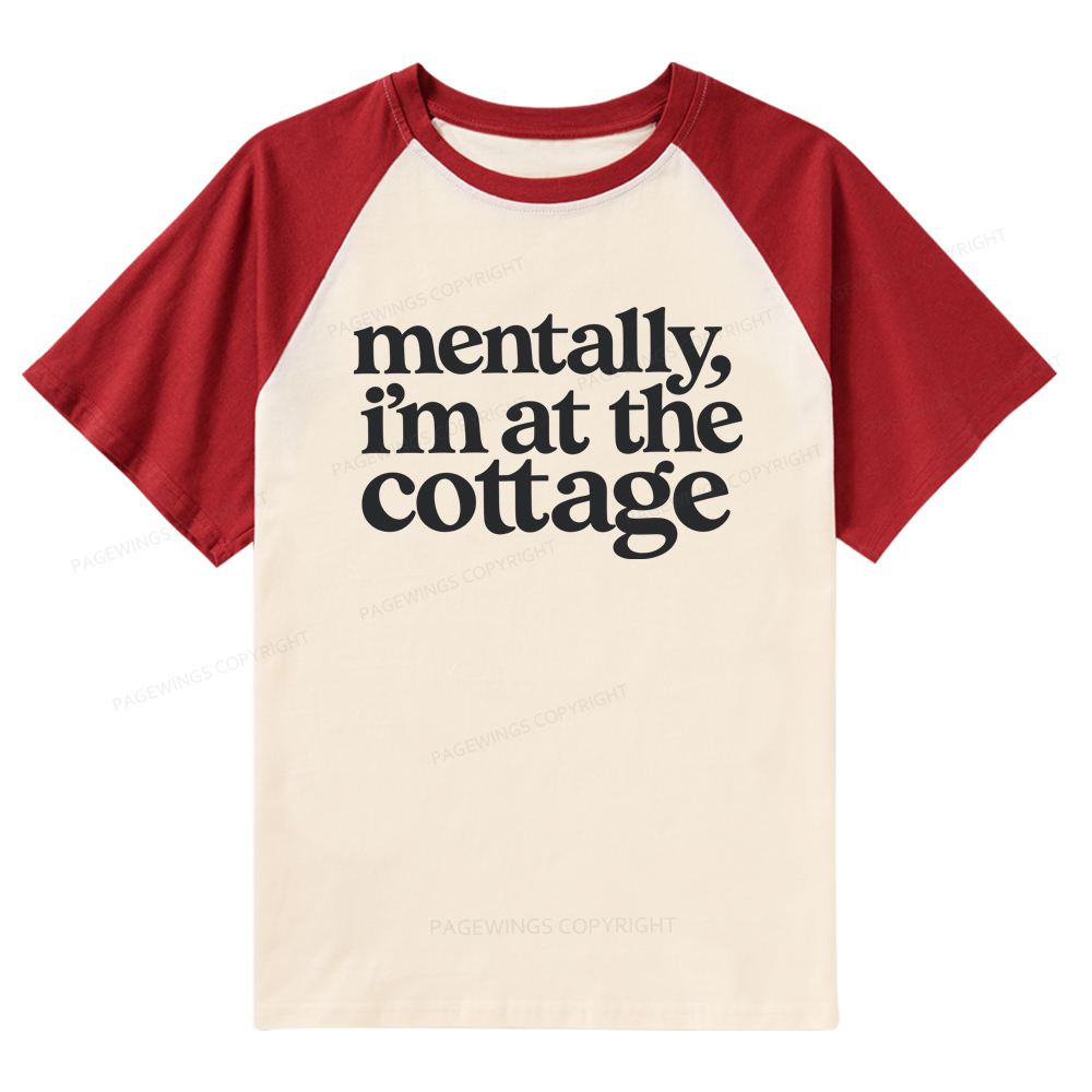 Pagewings At The Cottage Raglan T-shirt