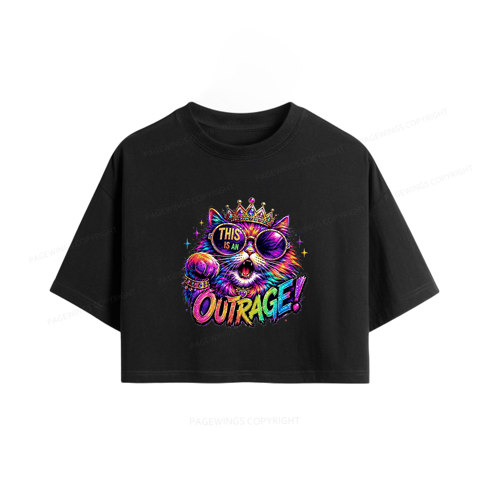 Pagewings Sci-Fi Book Lover Women Crop Tops