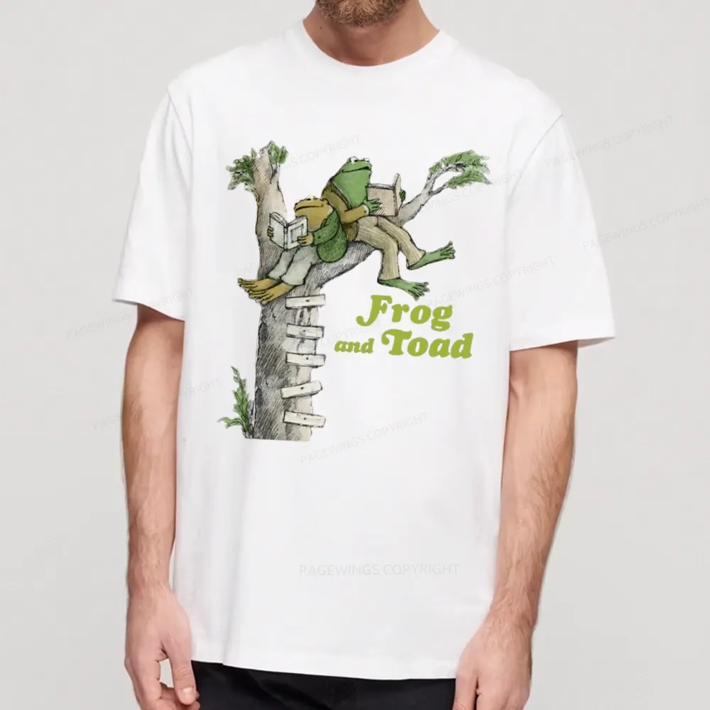 Pagewings Frog and Toad Old Book Unisex Classic T-shirt
