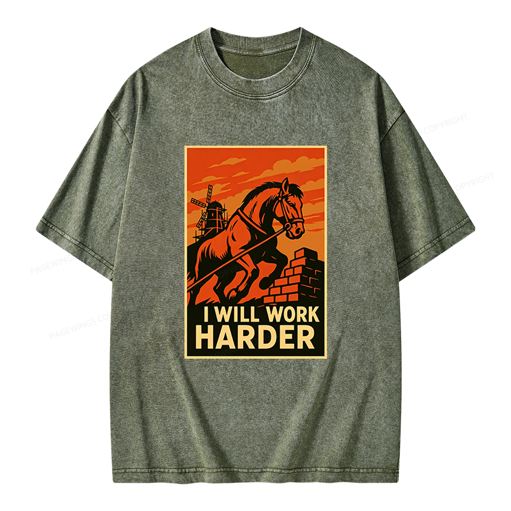 Pagewings Dystopia Quote Unisex Washed T-shirt