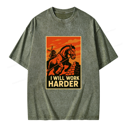 Pagewings Dystopia Quote Unisex Washed T-shirt