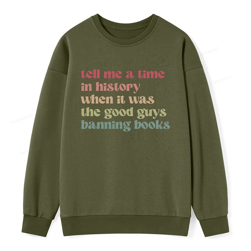 Pagewings Tell Me a Time in History Unisex Classic Sweatshirt