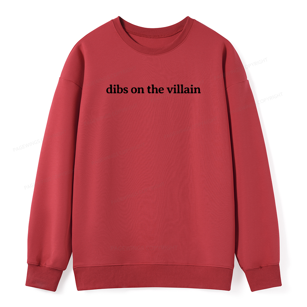 Pagewings Dibs On The Villain Unisex Classic Sweatshirt