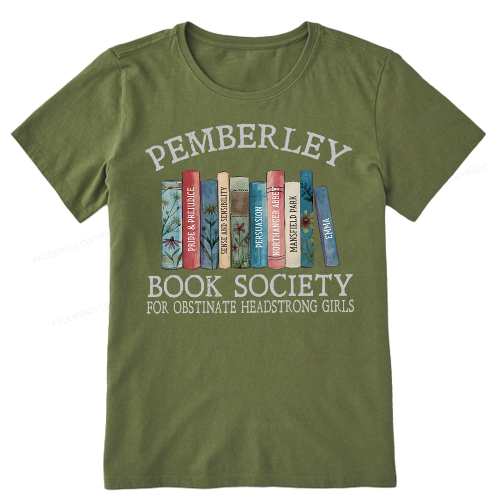 Pagewings Pemberley Book Society Unisex Classic T-shirt
