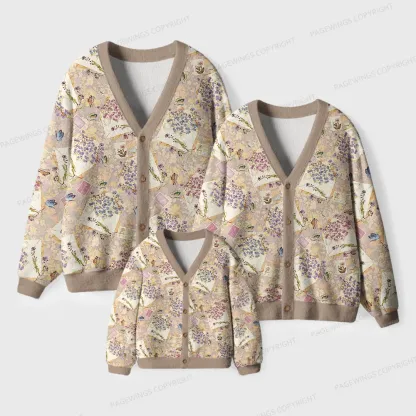 Pagewings Cozy Reading Unisex Ugly Cardigan Sweaters