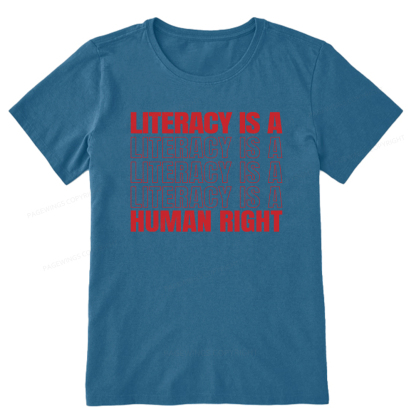 Pagewings Literacy Is A Human Right Unisex Classic T-shirt