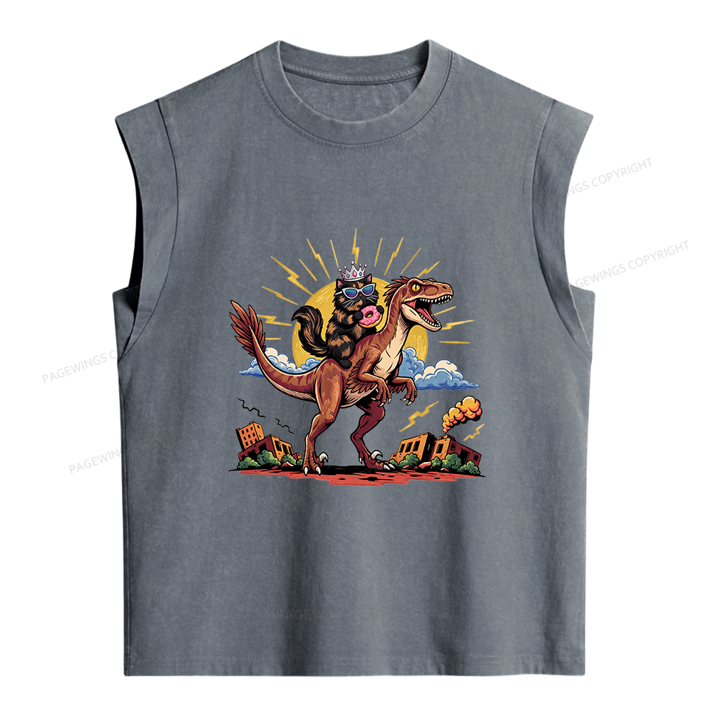 Pagewings Sci Fi Book Lover Women's Washed Tank Top
