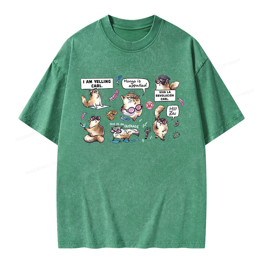 Pagewings Sci Fi Bookish Unisex Washed T-shirt