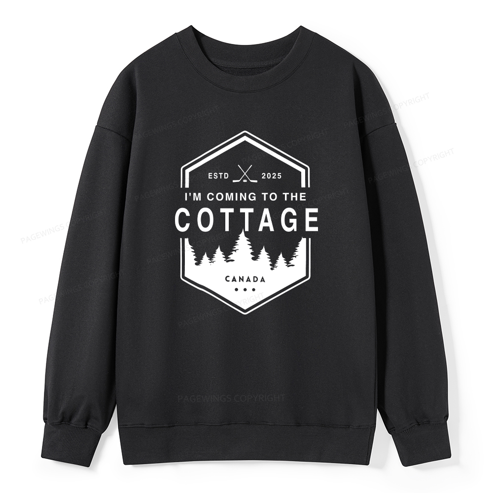 Pagewings Coming To The Cottage Classic Sweatshirt