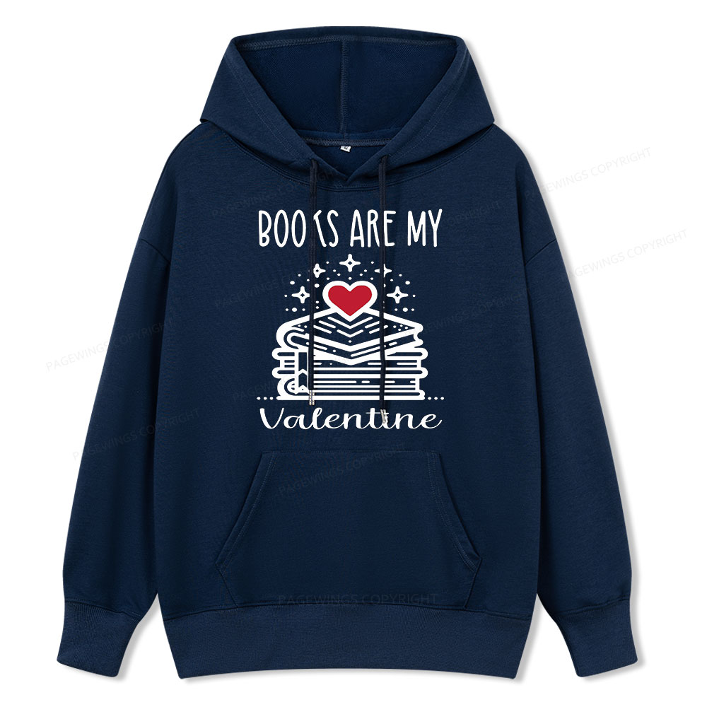 Pagewings Books are My Valentine Unisex Classic Hoodie