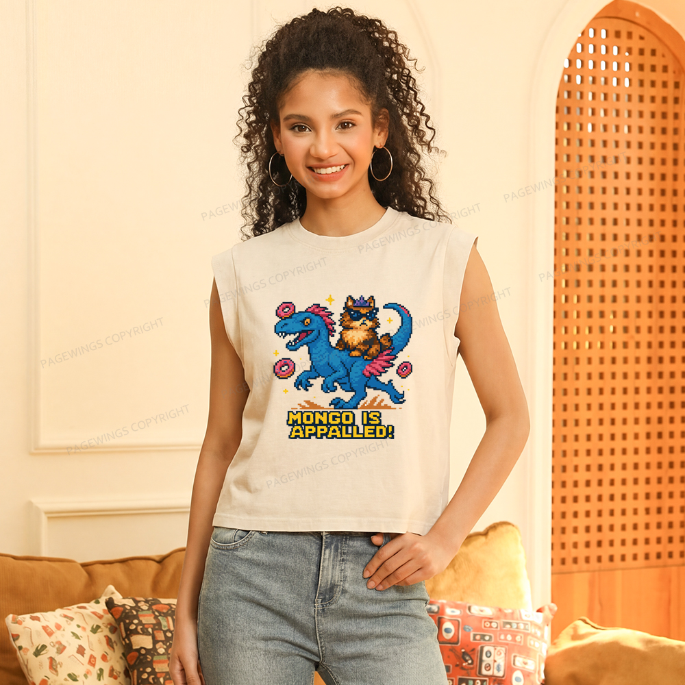 Pagewings Mongo Is Appalled Women's Washed Tank Top