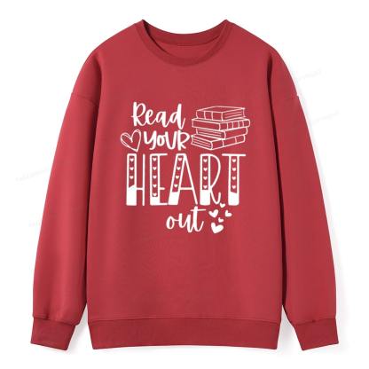Pagewings Valentine Sweatshirt Read Your Heart Unisex Classic Sweatshirt