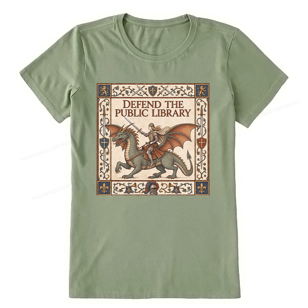 Pagewings Defend the Public Library Unisex Classic T-shirt