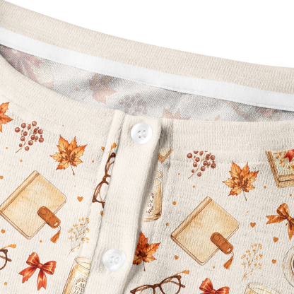 Pagewings Bookish Vibe Crew Neck Cardigan Sweaters