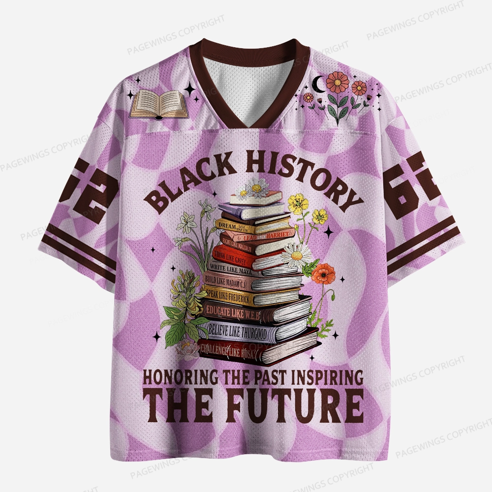 Pagewings Black History Month Unisex Mesh Jersey