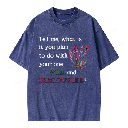 Pagewings Inspriational Quote Unisex Washed T-shirt