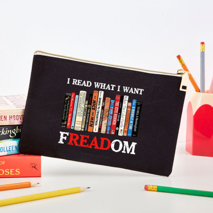 Pagewings I Read What I Want Banned Books Pouch