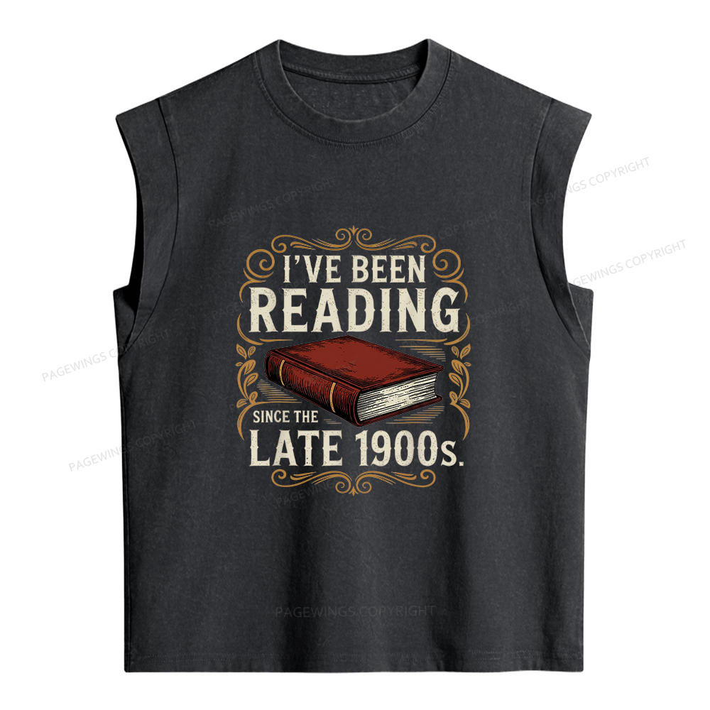 Pagewings I've Been Reading Women's Washed Tank Top
