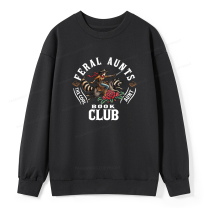 Pagewings Feral Aunt Social Book Club Unisex Classic Sweatshirt