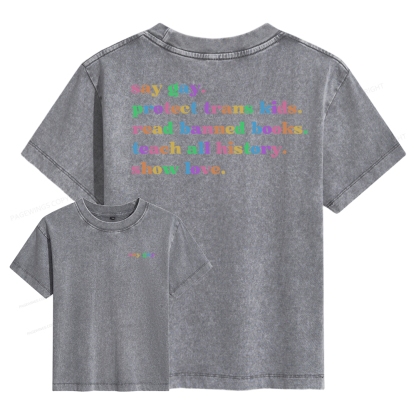 Pagewings Read Banned Books Women's Washed T-shirt