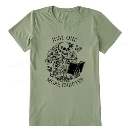 Pagewings One More Chapter Skeleton Unisex Tee Unisex Classic T-shirt