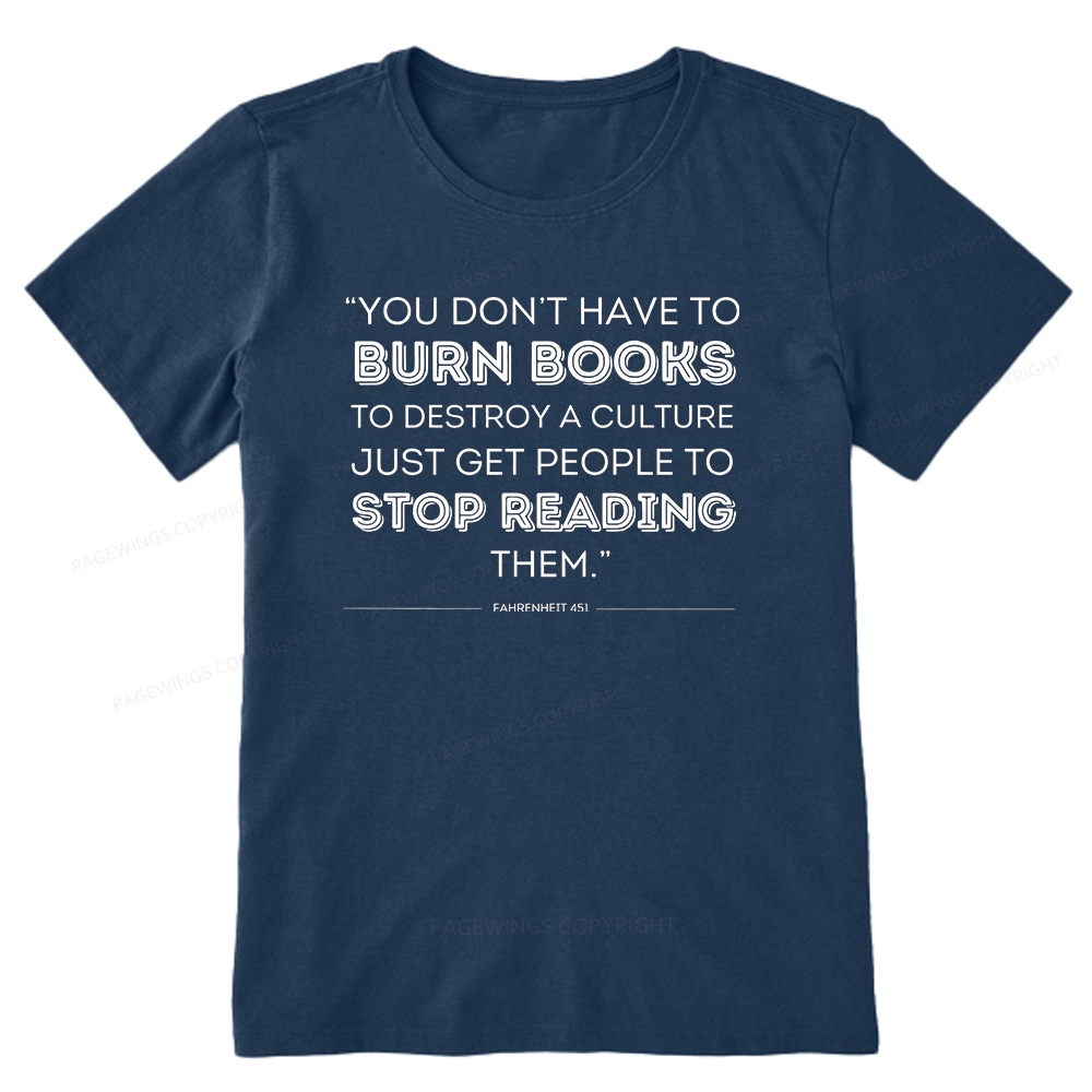 Pagewings Dystopian Book Shirt Classic Literature Gift Unisex Classic T-shirt