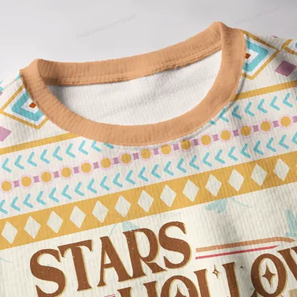 Pagewings Stars Hollow 1779 Connecticut Unisex Ugly Knit Sweatshirt
