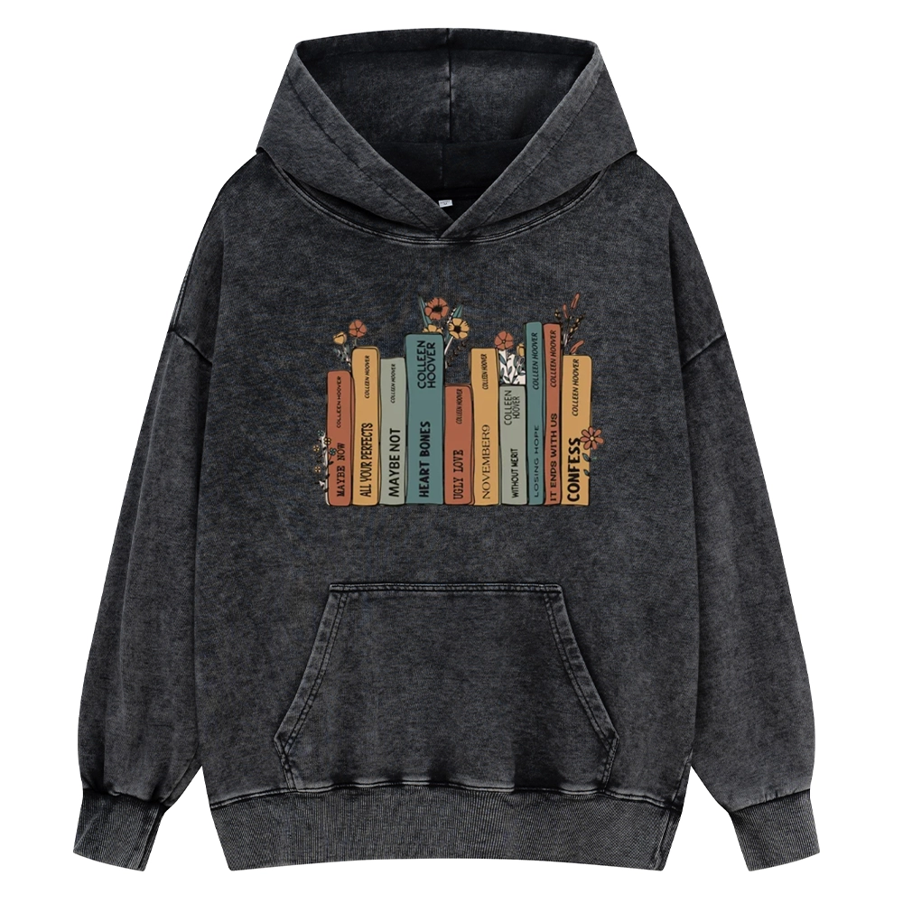 Pagewings It Ends With Us CoHo Unisex Washed Hoodie