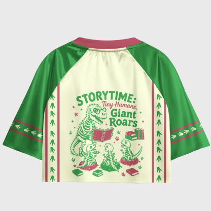 Pagewings Storytime Women's Cropped Jersey