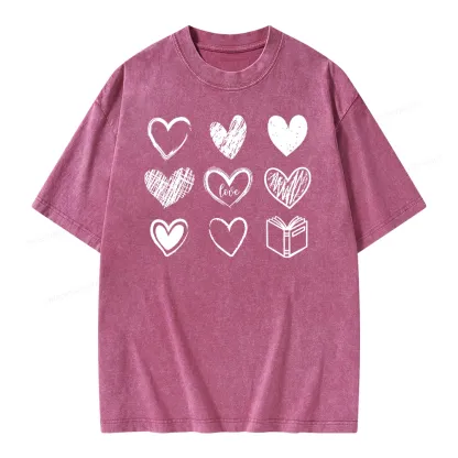 Pagewings To Love And Learn How To Be Loved Unisex Washed T-shirt