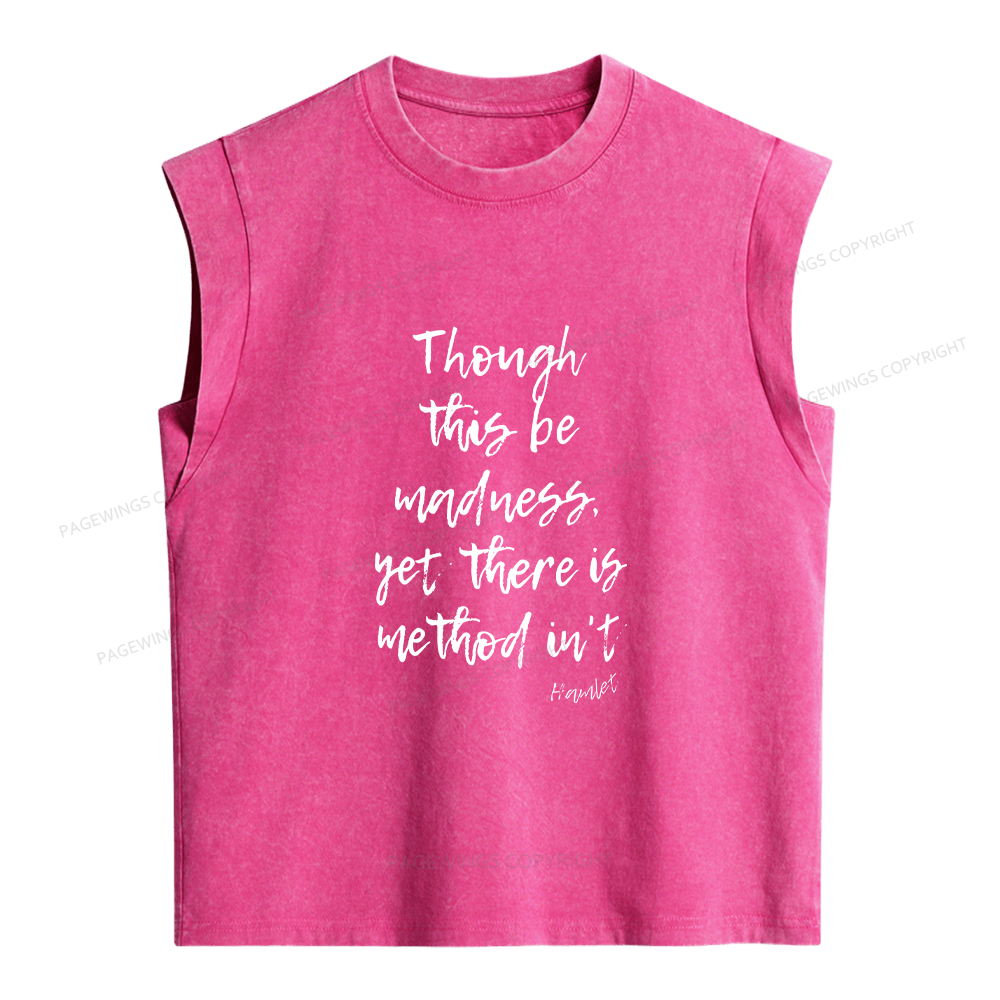 Pagewings Shakespeare Quotes Bookish Women's Washed Tank Top