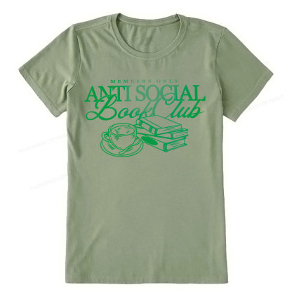 Pagewings Anti Social Book Club Unisex Classic T-shirt