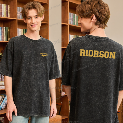 Pagewings Fantasy Bookish Unisex Washed T-shirt