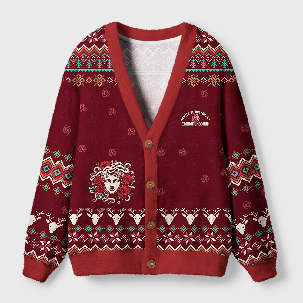 Pagewings Nolite Te Bastardes Carborundorum Light Knit Unisex Cardigan Sweaters