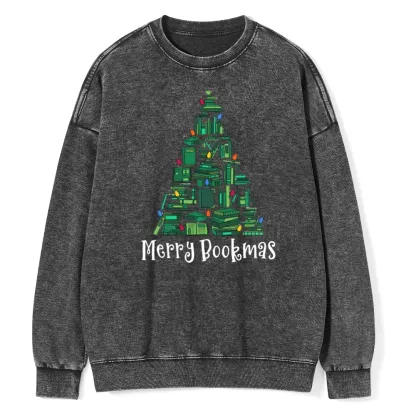 Pagewings Christmas Party Tee Washed Sweatshirt