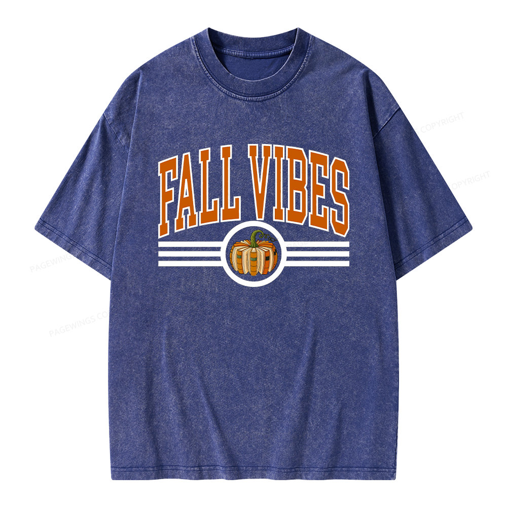 Pagewings Pumpkin Season Unisex Washed T-shirt