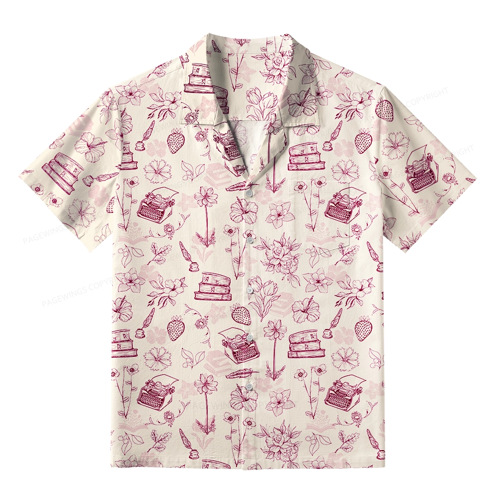Pagewings Books Are Magic Unisex Hawaiian Shirt