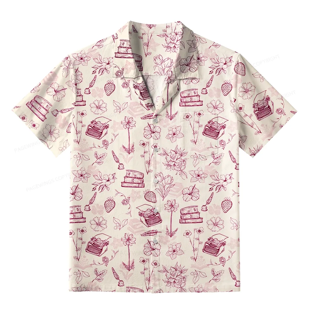 Pagewings Books Are Magic Unisex Hawaiian Shirt