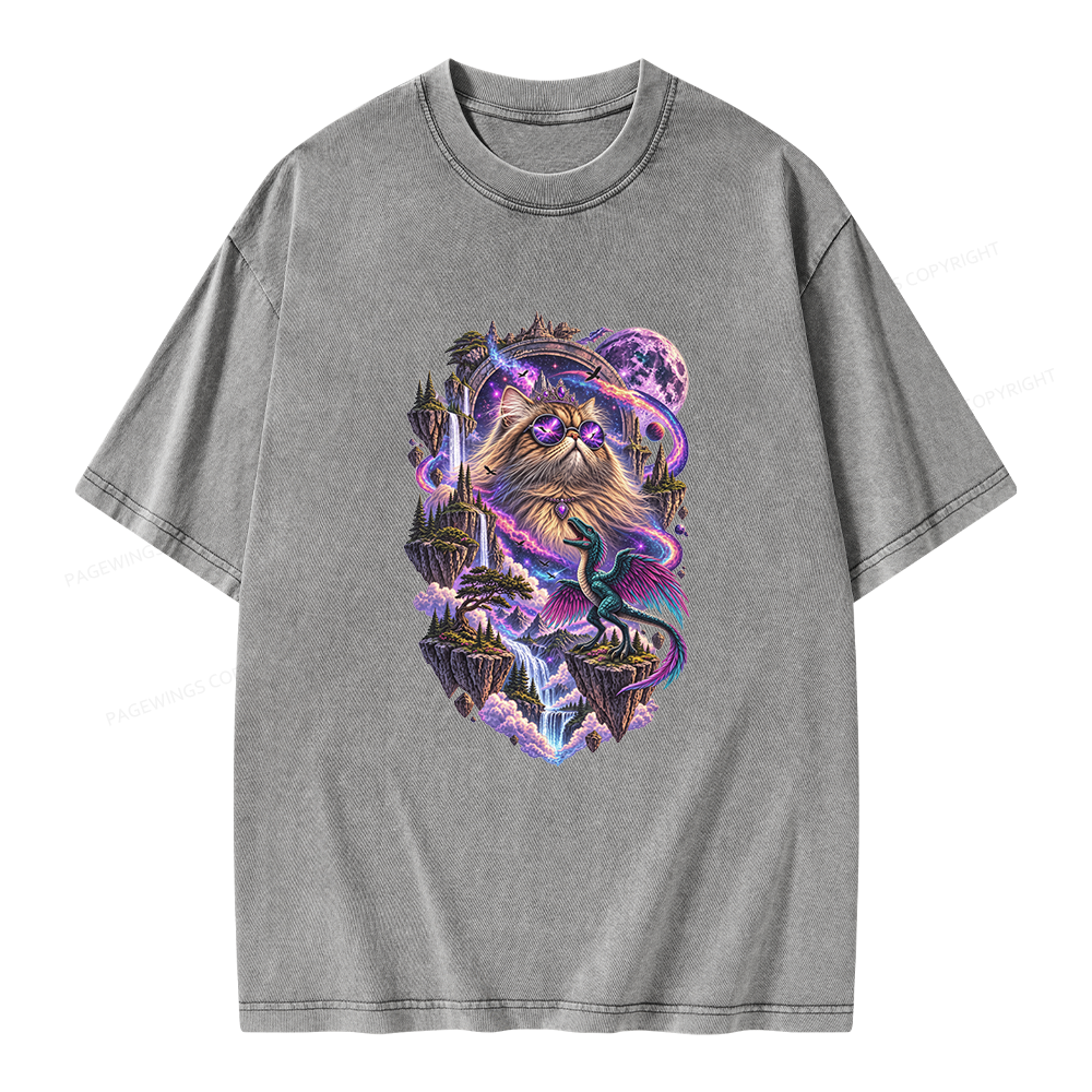 Pagewings Sci Fi Bookish Unisex Washed T-shirt