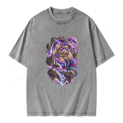 Pagewings Sci Fi Bookish Unisex Washed T-shirt