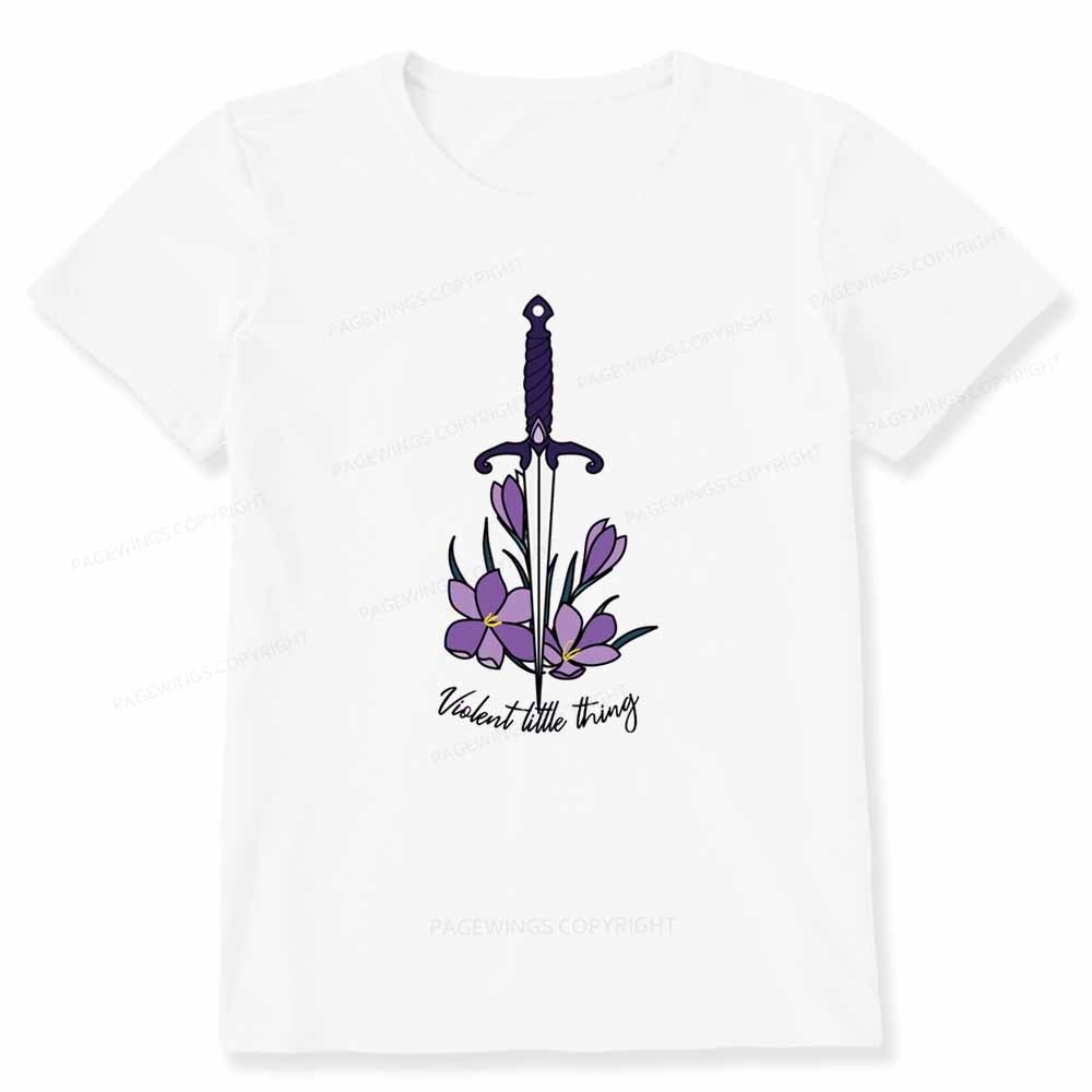 Pagewings ‘’Violent Little Thing" Fourth Wing MC Classic T-Shirt Unisex Classic T-shirt